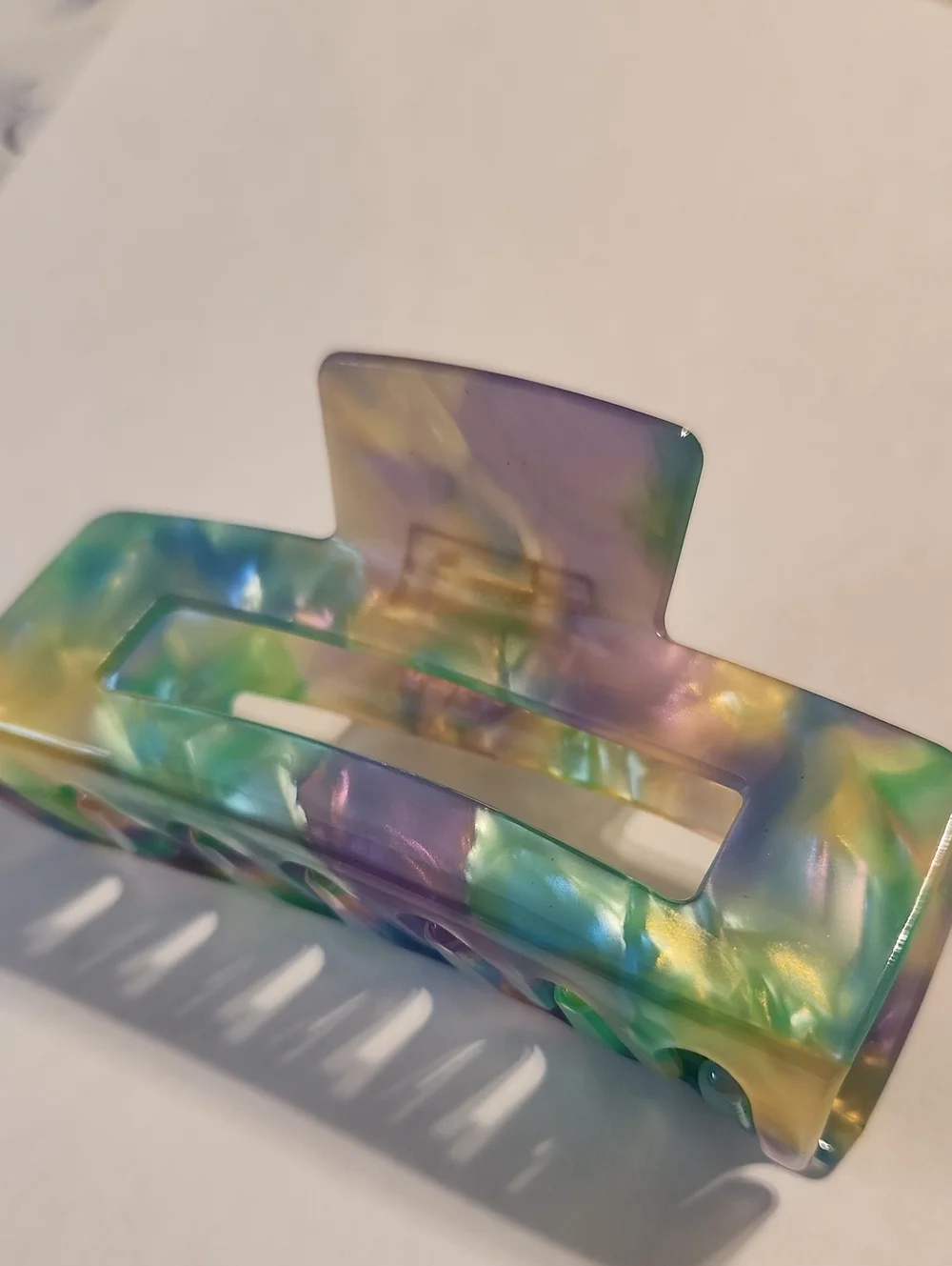 NWOT Acetate Hair Clip 4 inches